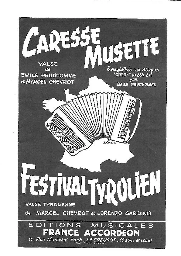 télécharger la partition d'accordéon Festival Tyrolien (Valse Tyrolienne) au format PDF