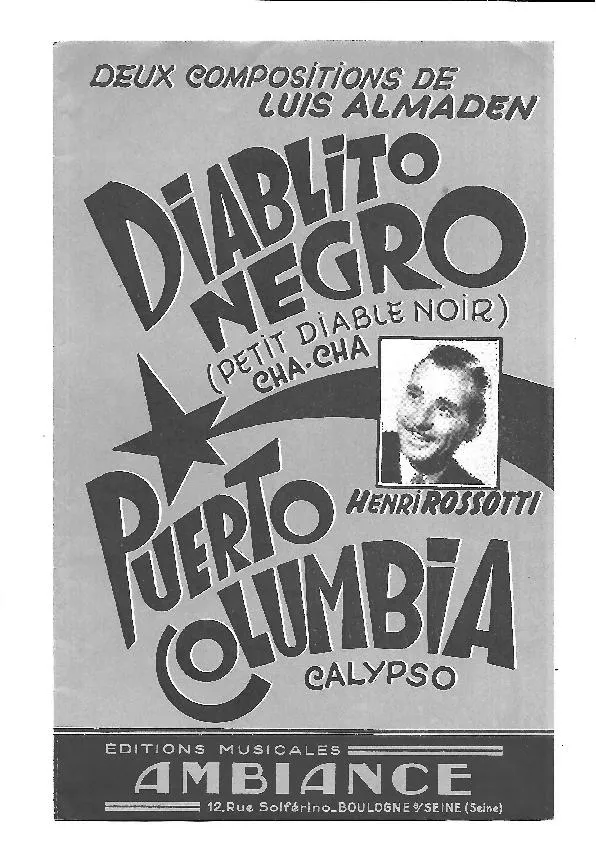 télécharger la partition d'accordéon Diablito Negro (Petit diable noir) (Orchestration) (Cha Cha) au format PDF