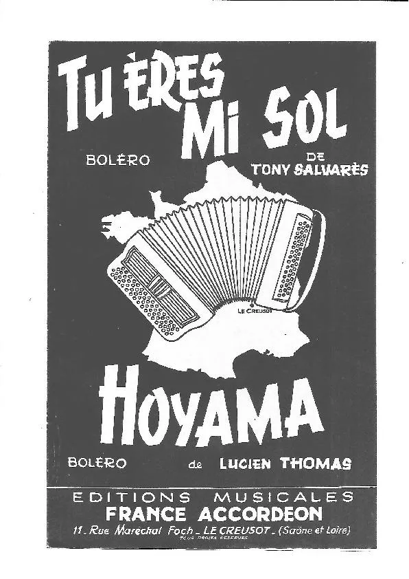 télécharger la partition d'accordéon Hoyama (Orchestration) (Boléro) au format PDF