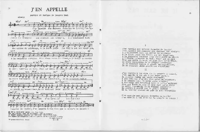 télécharger la partition d'accordéon J'en appelle (Ballade) au format PDF