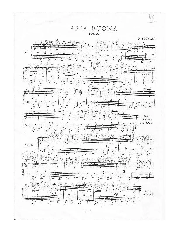 télécharger la partition d'accordéon Aria Buona (Polka) au format PDF