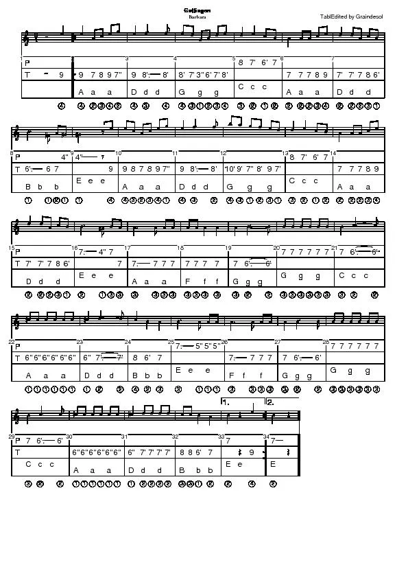 télécharger la partition d'accordéon Gottingen (Accordéon Diatonique) au format PDF