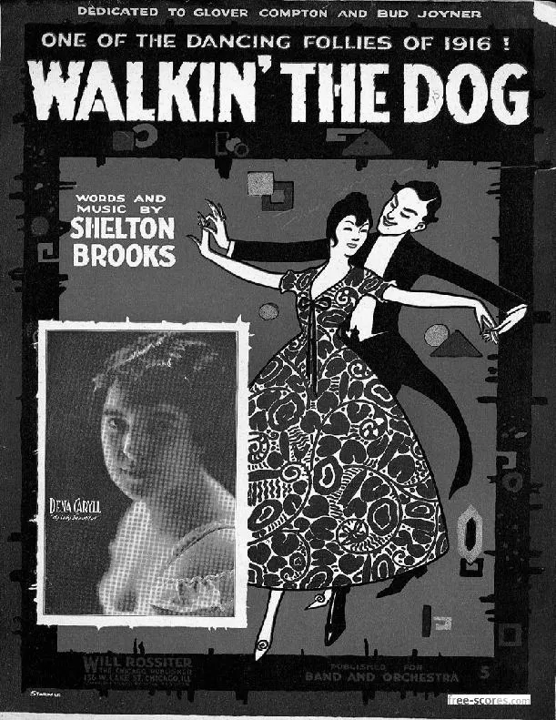 télécharger la partition d'accordéon Walkin' The Dog (Fox Dixie) au format PDF