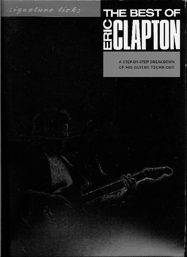 télécharger la partition d'accordéon The best off Eric Clapton au format PDF