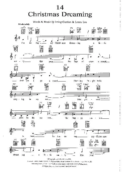 télécharger la partition d'accordéon Christmas dreaming (Interprète : Frank Sinatra) (Slow) au format PDF