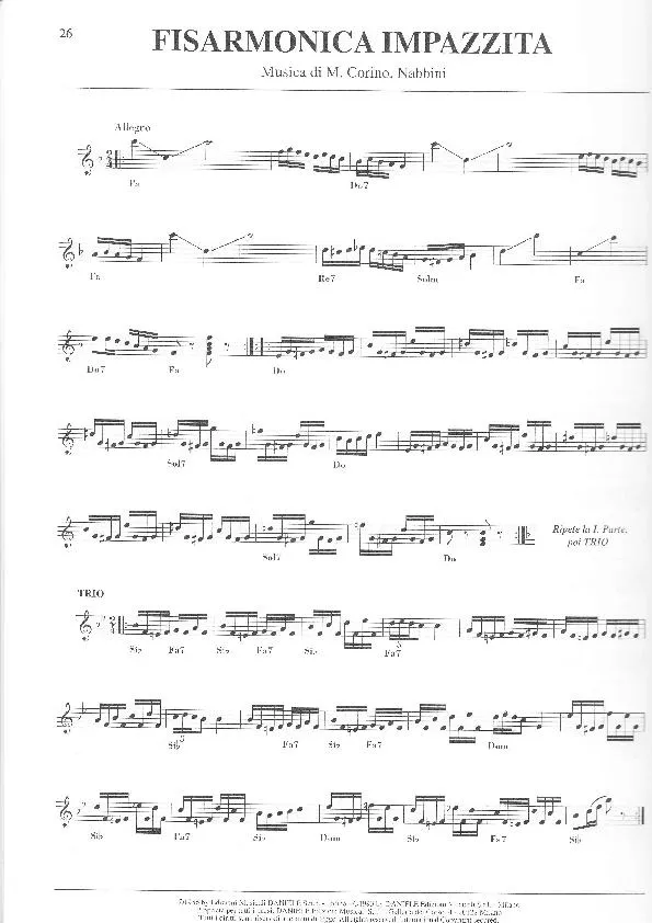 télécharger la partition d'accordéon Fisarmonica Impazzita (Polka) au format PDF