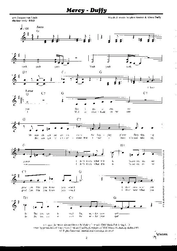 télécharger la partition d'accordéon Mercy Duffy (Arrangement : Jacques van Lindt) (Rock' n' Roll) au format PDF