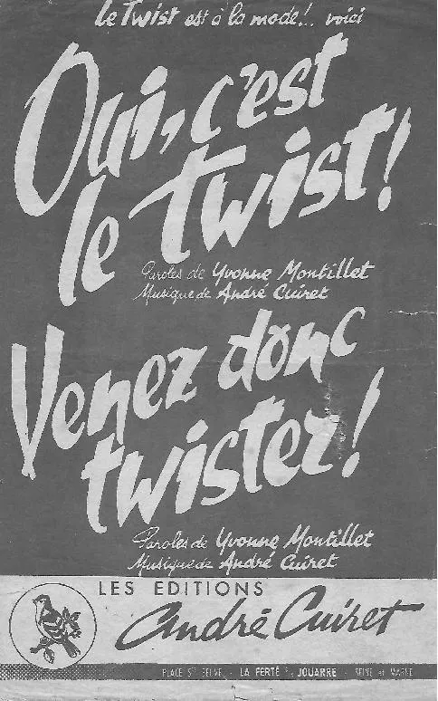télécharger la partition d'accordéon Oui c'est le twist + Venez donc twister au format PDF
