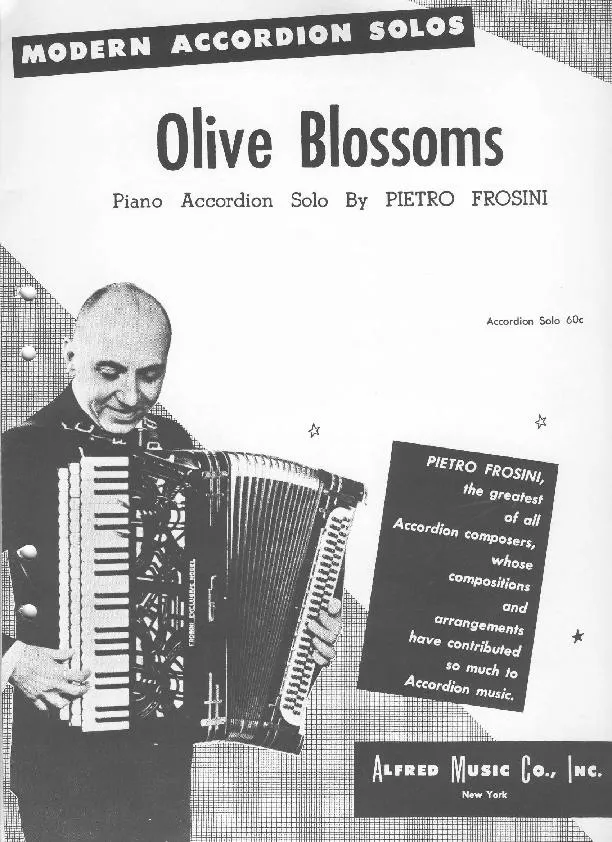 télécharger la partition d'accordéon Olive Blossoms (Spanish Waltz) au format PDF