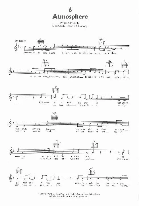 télécharger la partition d'accordéon Atmosphere (Interprète : Russ Abbot) (Disco Rock) au format PDF