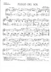 télécharger la partition d'accordéon Fuego del sol (Paso Doble) au format PDF