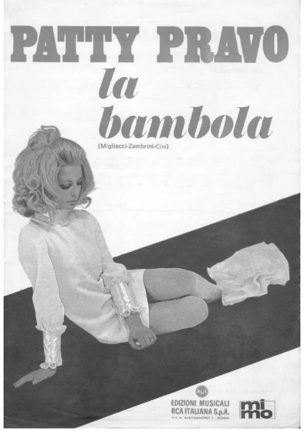 télécharger la partition d'accordéon La Bambola (Chant : Patty Pravo) au format PDF