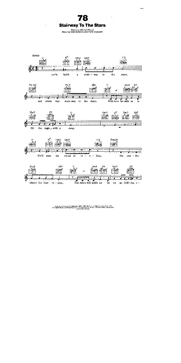 télécharger la partition d'accordéon Stairway to the stars (Chant : Ella Fitgerald) (Slow Fox) au format PDF