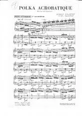 télécharger la partition d'accordéon Polka Acrobatique (1er Accordéon) au format PDF