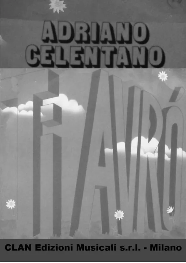 télécharger la partition d'accordéon Ti Avrò (Chant : Adriano Celentano) au format PDF