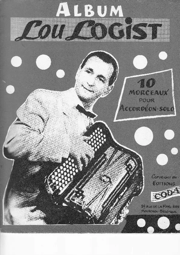 télécharger la partition d'accordéon Album Lou Logist 10 Morceaux pour Accordéon Solo au format PDF