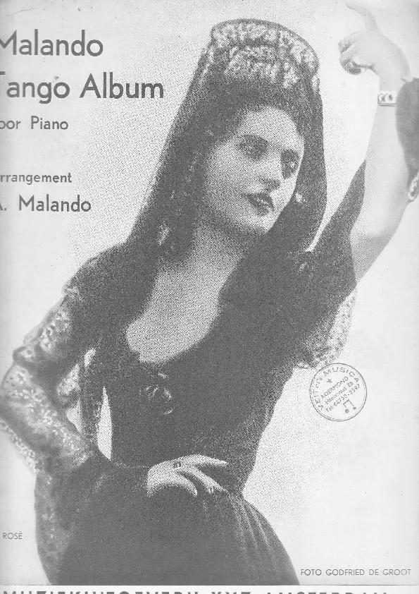 télécharger la partition d'accordéon Malando Tango Album poor Piano (6 Titres) au format PDF