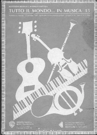 télécharger la partition d'accordéon Tutto Il Mondo In Musica (Volume 15) (Part 1) au format PDF