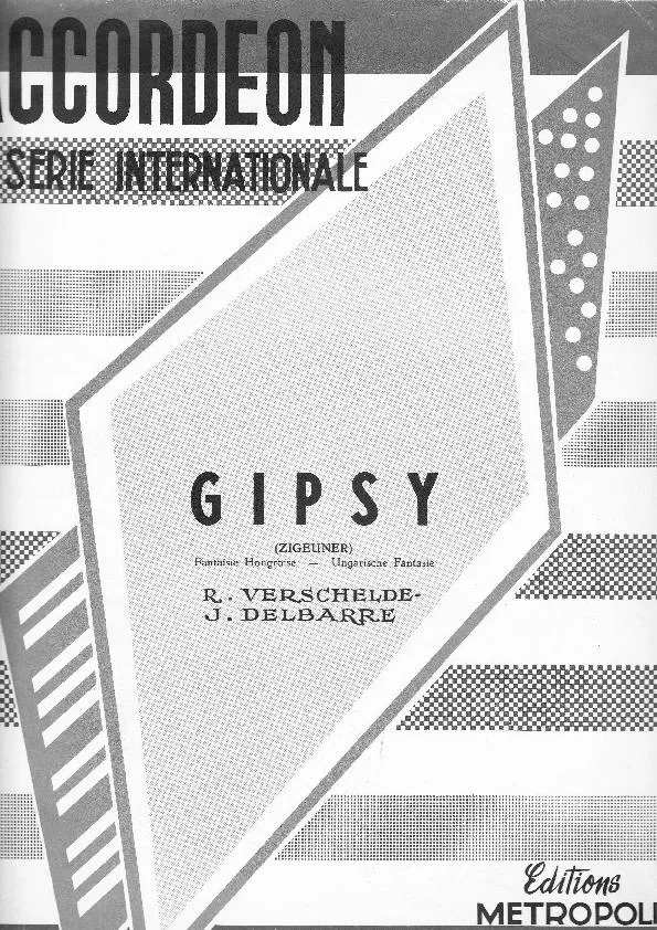 télécharger la partition d'accordéon Gipsy (Zigeuner) (Fantaisie Hongroise) (Ungarische Fantasie) au format PDF