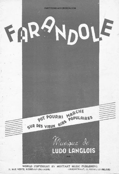 télécharger la partition d'accordéon Farandole (Pot Pourri de Marches sur des vieux airs Populaires) (Orchestration Complète) au format PDF