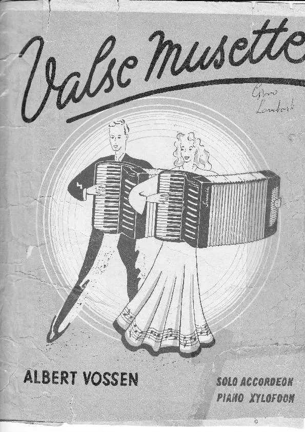 télécharger la partition d'accordéon Valse Musette (Arrangement : Robert Swing) au format PDF