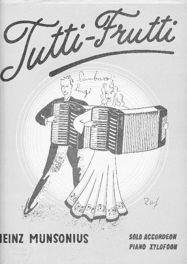 télécharger la partition d'accordéon Tutti Frutti (Fox Trot) au format PDF
