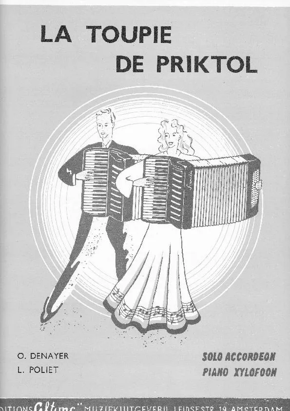 télécharger la partition d'accordéon La Toupie / De Priktol (Valse) au format PDF