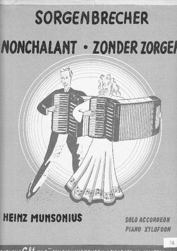 télécharger la partition d'accordéon Sorgenbrecher / Nonchalant / Zonder Zorgen (Polka) au format PDF