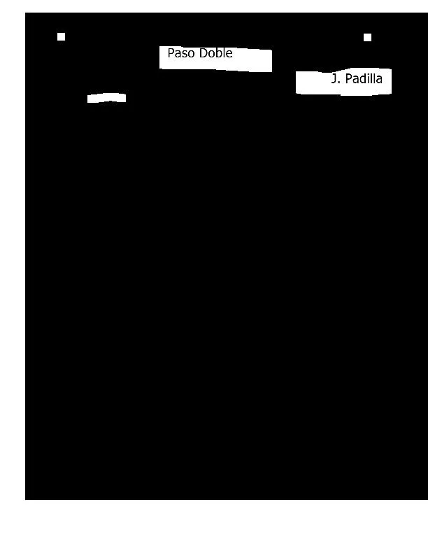 télécharger la partition d'accordéon El Relicario (Paso Doble) au format PDF