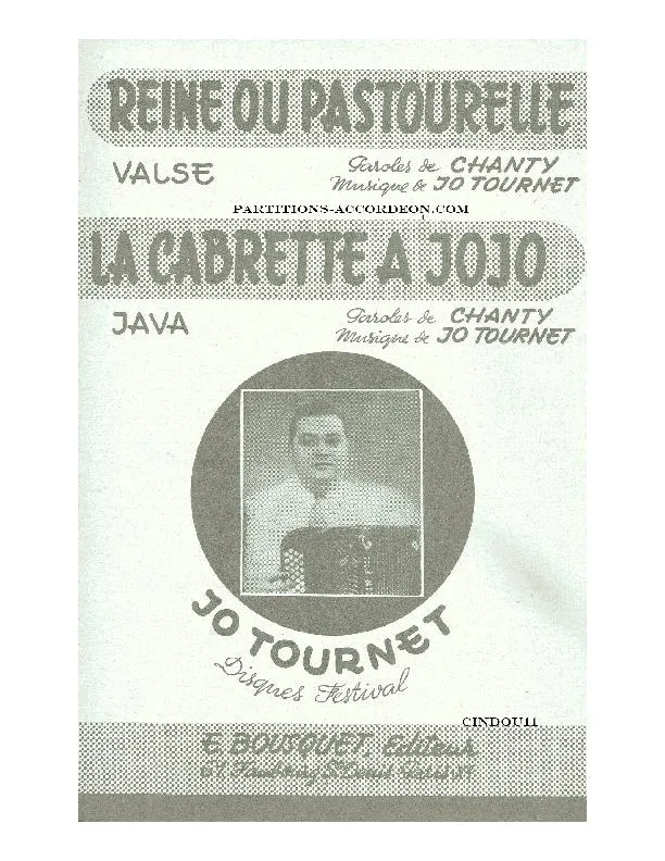 télécharger la partition d'accordéon La cabrette à Jojo (Java) au format PDF