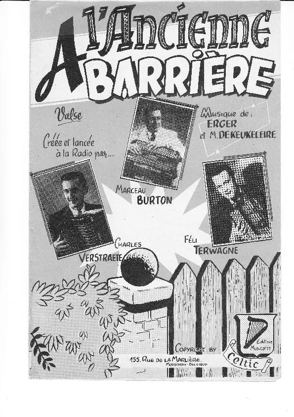 télécharger la partition d'accordéon A l'ancienne barrière (Valse) au format PDF