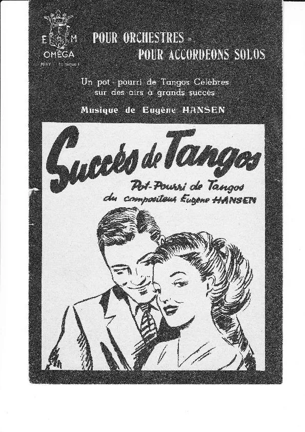 télécharger la partition d'accordéon Succès de Tangos (Pot Pourri de Tangos célèbres sur des airs à grand succès) au format PDF