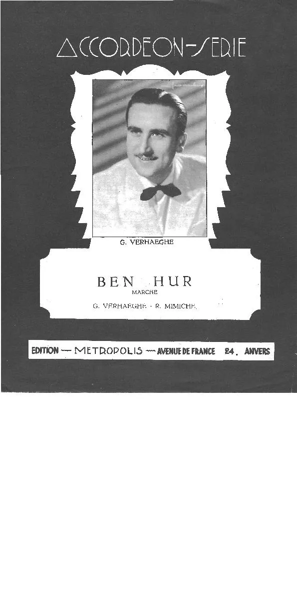 télécharger la partition d'accordéon Ben Hur (Marche) au format PDF