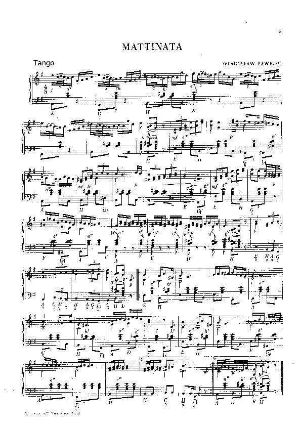 télécharger la partition d'accordéon Mattinata (Tango) au format PDF