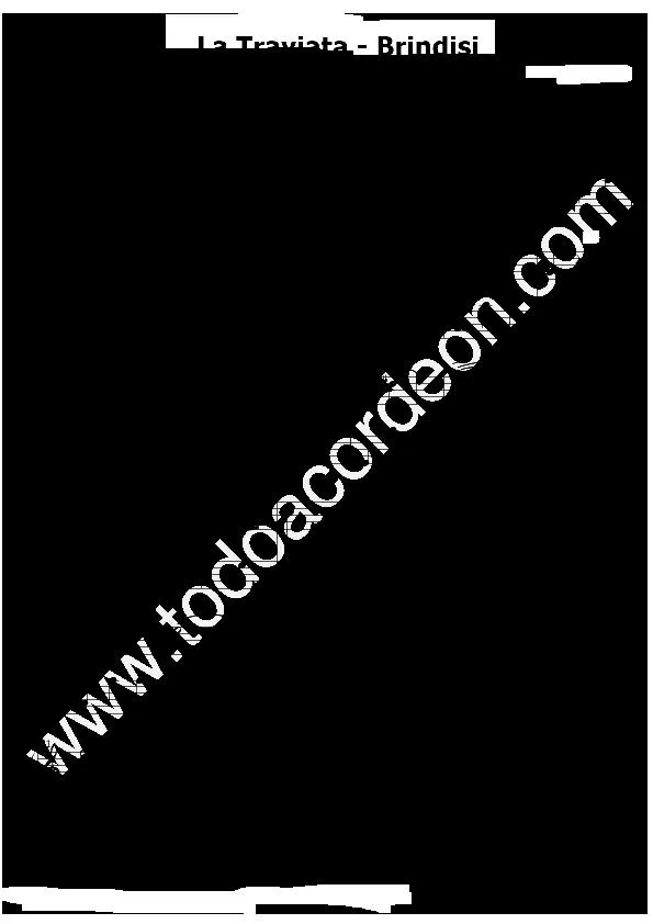 télécharger la partition d'accordéon La Traviata (Brindisi) au format PDF