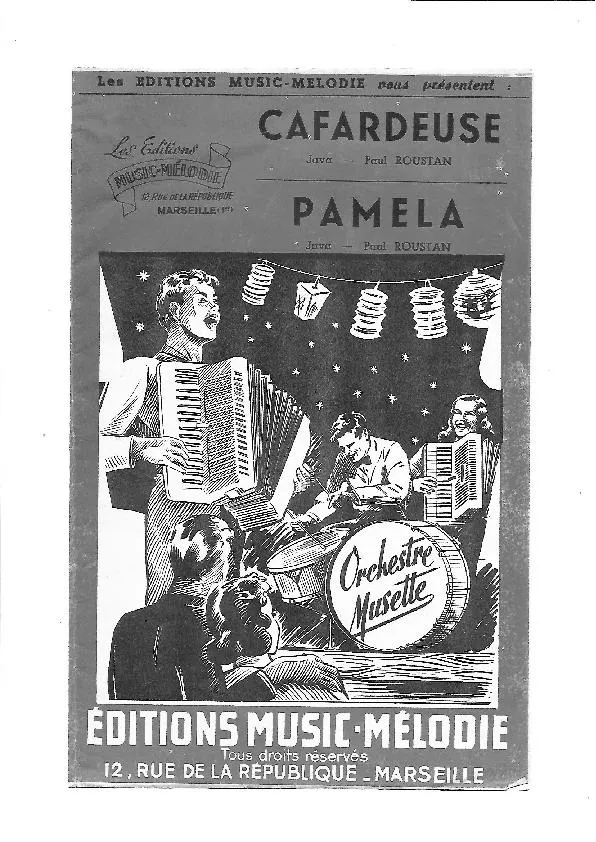 télécharger la partition d'accordéon Cafardeuse (Orchestration) (Java) au format PDF