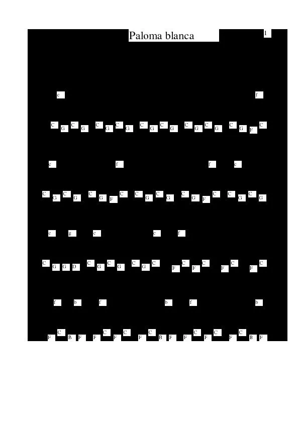 télécharger la partition d'accordéon Paloma Blanca (Disco) au format PDF