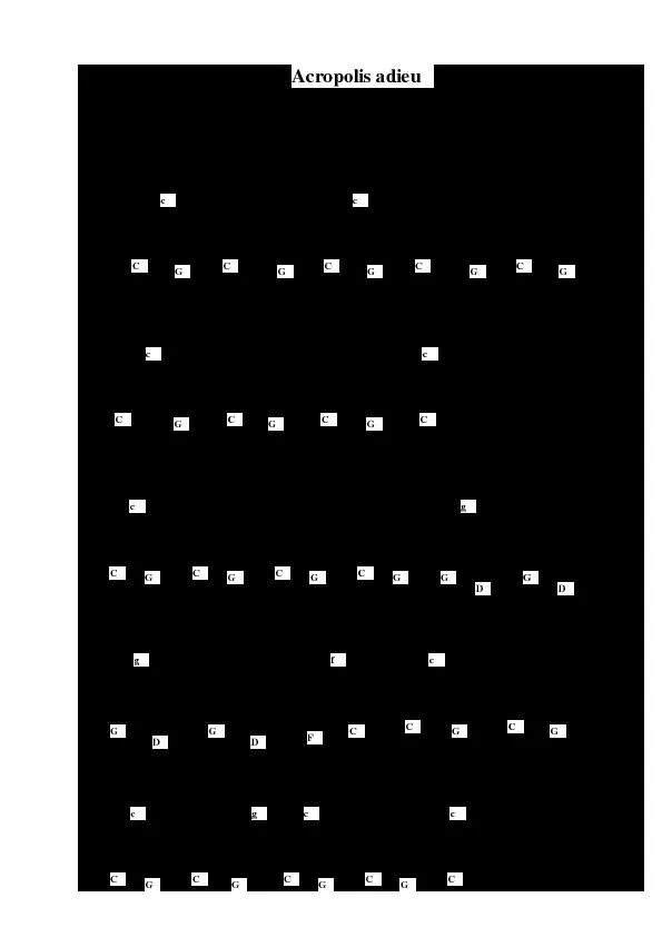 télécharger la partition d'accordéon Acropolis Adieu au format PDF
