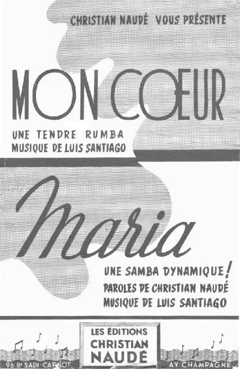 télécharger la partition d'accordéon Mon coeur (Rumba) au format PDF