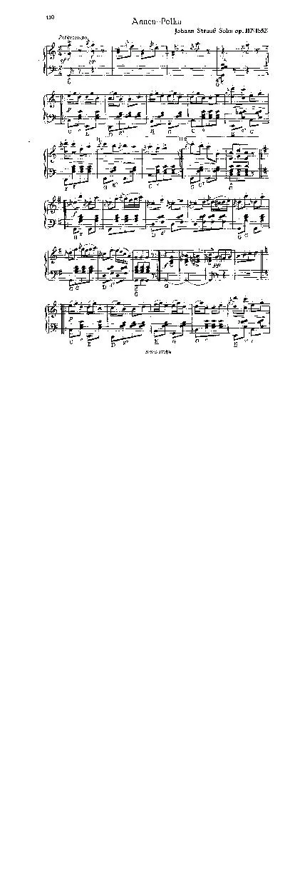 télécharger la partition d'accordéon Annen Polka au format PDF