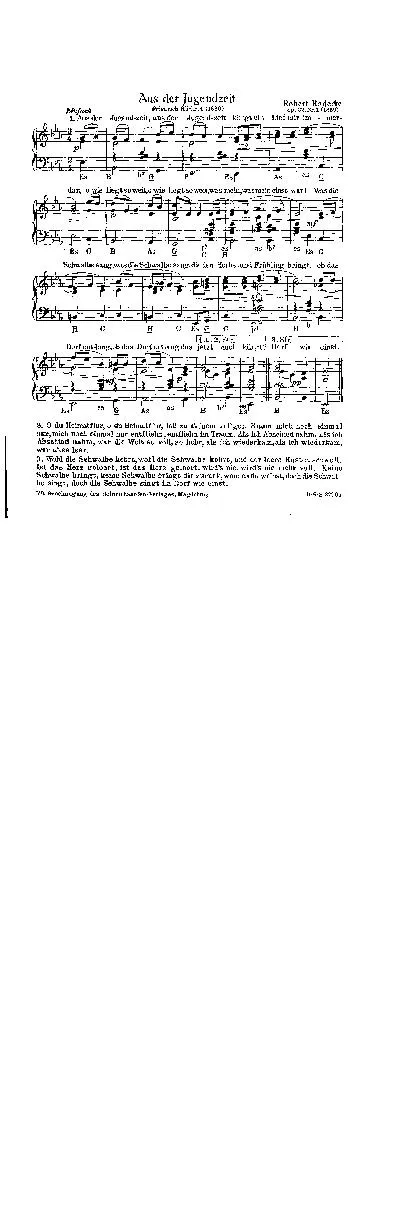 télécharger la partition d'accordéon Aus der Jugendzeit (Valse Lente) au format PDF