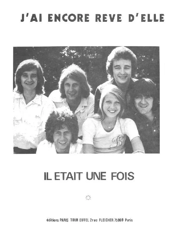 télécharger la partition d'accordéon J'ai encore rêvé d'elle (Chant : Il était une fois) au format PDF