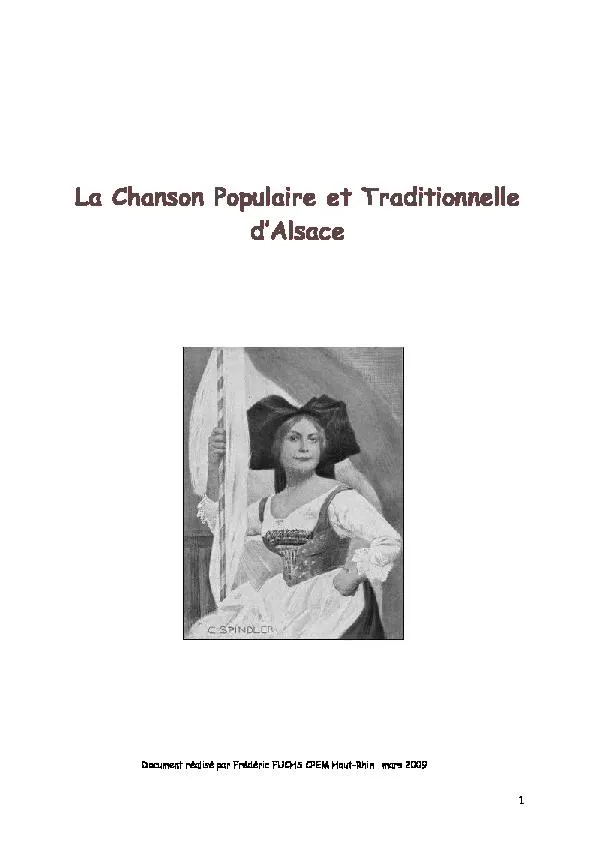 télécharger la partition d'accordéon La Chanson Populaire et Traditionnelle d'Alsace (22 Titres) au format PDF