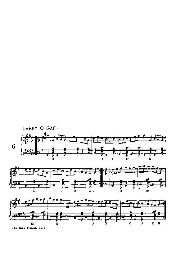 télécharger la partition d'accordéon Larry O'Gaff (Gigue) au format PDF