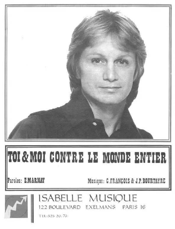 télécharger la partition d'accordéon Toi et moi contre le monde entier (Orchestration Complète) au format PDF