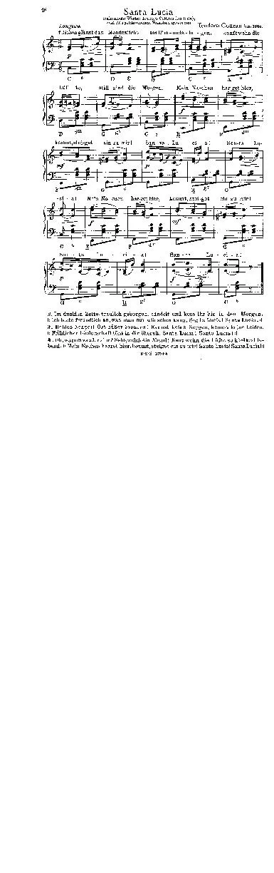 télécharger la partition d'accordéon Santa Lucia (Neapolitanischen volkslied) (Valse Lente) au format PDF