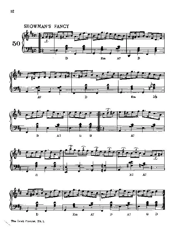 télécharger la partition d'accordéon Showman's fancy (Folk) au format PDF
