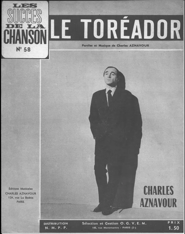 télécharger la partition d'accordéon Le Toréador (Folk) au format PDF