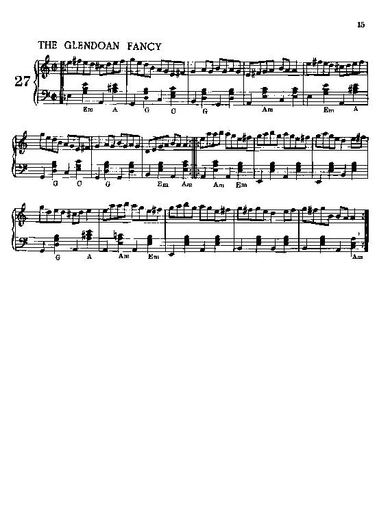 télécharger la partition d'accordéon The Glendoan Fancy (Reel) au format PDF