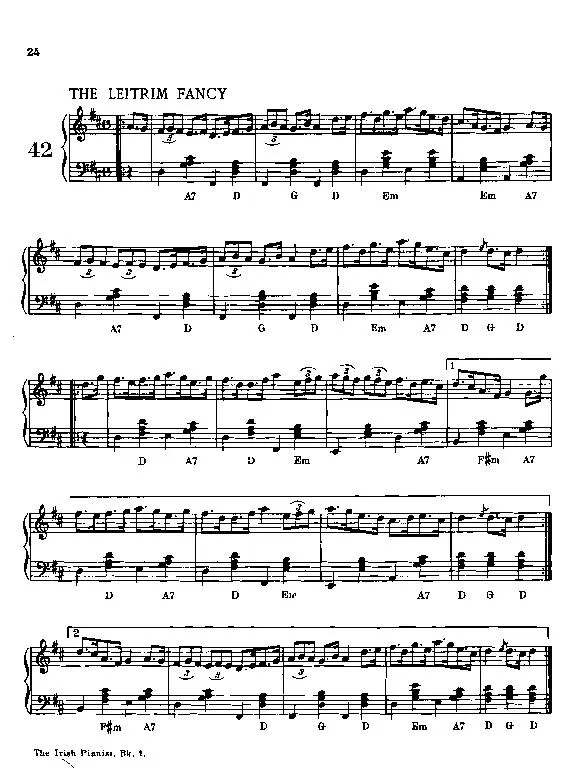 télécharger la partition d'accordéon The Leitrim Fancy (Hornpipe) (Folk) au format PDF